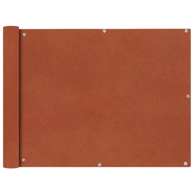 Parvekkeen Suoja Oxford Kangas 90x600 cm Terrakotta