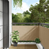 Parvekkeen suoja Oxford-kangas 75x400 cm Beige