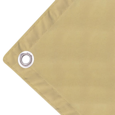 Parvekkeen suoja Oxford-kangas 75x600 cm Beige