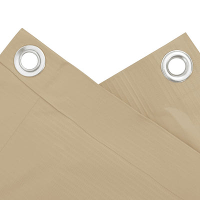 Parvekkeen Suoja Oxford Kangas 90x400 cm Beige