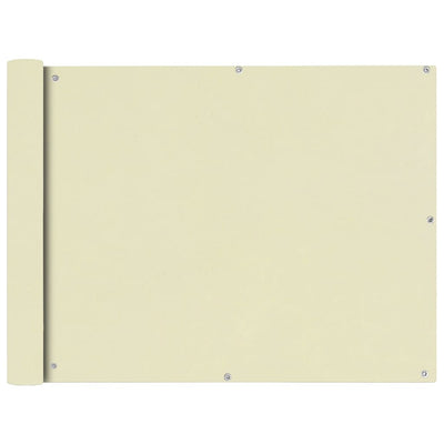 Parvekkeen Suoja Oxford Kangas 90x600 cm Kerma
