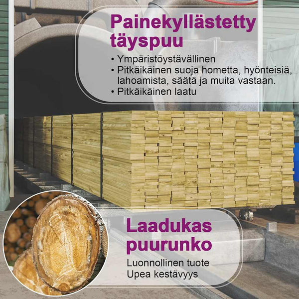 Puutarhatuoli kyllästetty mänty Vellucci