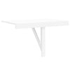 Valkoinen kokoontaitettava seinäpöytä Iordanel 100x60cm