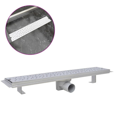 Ruostumaton teräs lineaarinen suihkukaivo kupla Mireza 630x140 mm