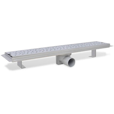 Ruostumaton teräs lineaarinen suihkukaivo kupla Mireza 630x140 mm