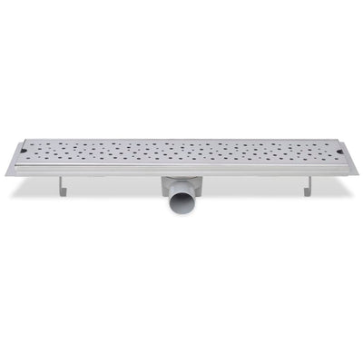 Ruostumaton teräs lineaarinen suihkukaivo kupla Mireza 630x140 mm