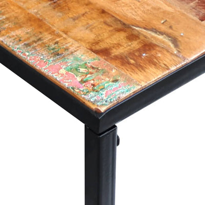 Sivupöytä kierrätetty massiivipuu 110x35x76 cm