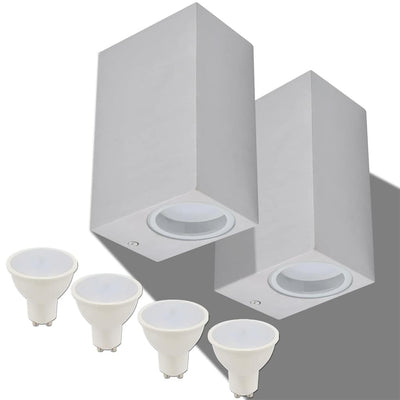 Led-seinävalaisimet ulkotiloihin Viviani (2 kpl neliö ylös/alas)