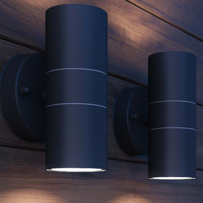 Ruost. teräs led-seinävalaisimet ulkotiloihin Selby (2 kpl ylös/alas)