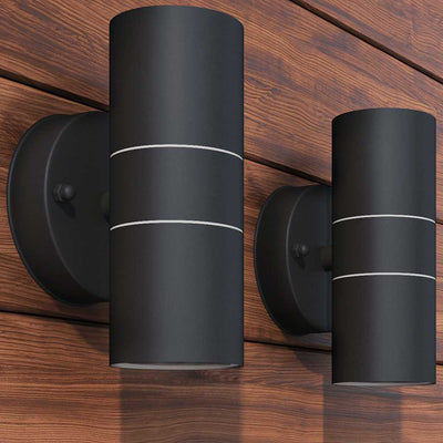 Ruost. teräs led-seinävalaisimet ulkotiloihin Selby (2 kpl ylös/alas)