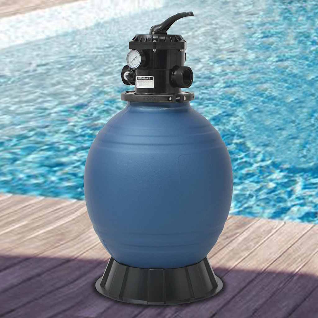 Harmaa uima-altaan hiekkasuodatin Rosco 460 mm (6-asento venttiilillä)