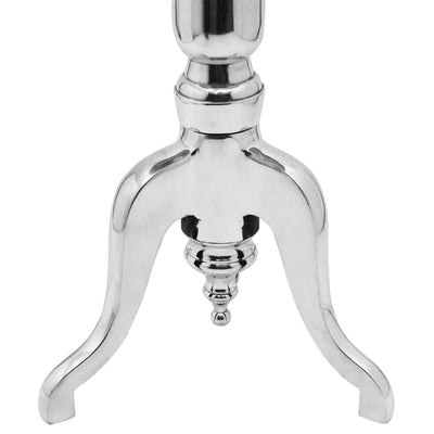 Pyöreä sivupöytä Alumiini Hopea