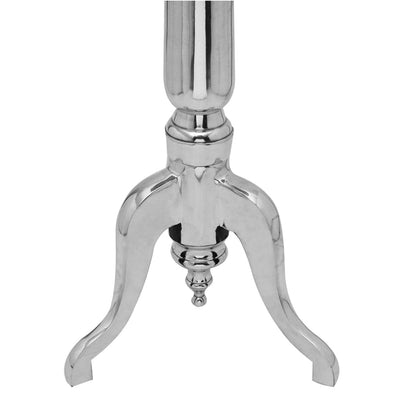 Hopea pyöreä sivupöytä Tudorochi (alumiini)