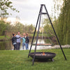 RedFire Kolmijalkagrilli musta 172 cm BBQ TRIPOD