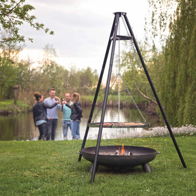 Kolmijalkagrilli musta 172 cm BBQ TRIPOD