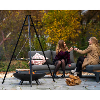 Kolmijalkagrilli musta 172 cm BBQ TRIPOD