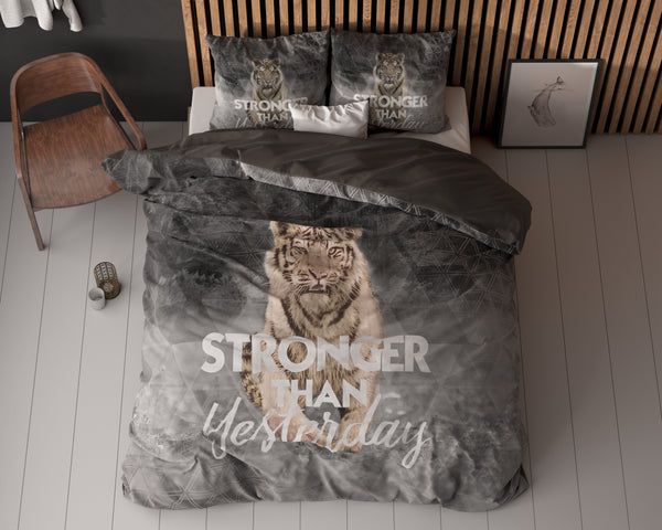 Stronger Grey Tiger Pussilakanasetti 240 x 200/220