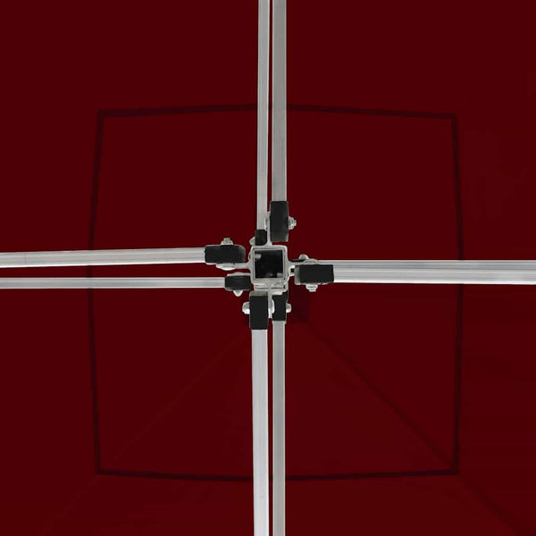 Viininpun kokoontaittuva juhlateltta seinillä Bardos 3x3 m (alumiini)