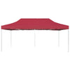 Viininpunainen kokoontaittuva juhlateltta alumiini Bujiana 6x3 m
