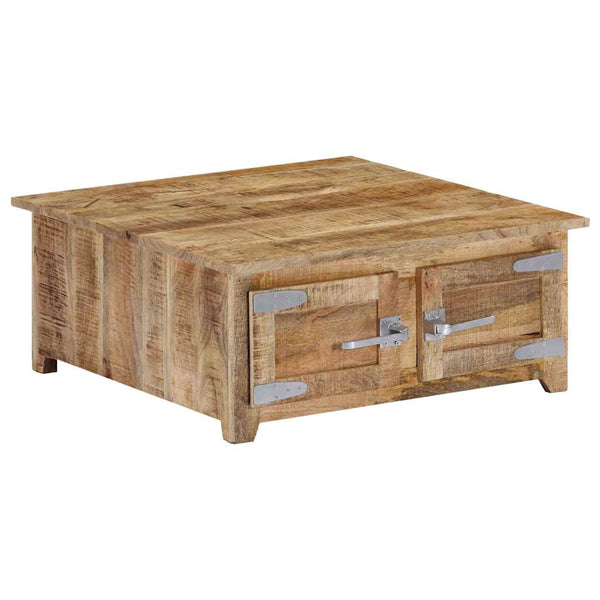 Sohvapöytä 70x70x30 cm mangopuu