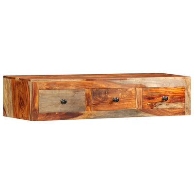 Seinäkonsolipöytä 100x25x20 cm täysi seesampuu