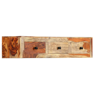 Seinäkonsolipöytä 100x25x20 cm täysi seesampuu