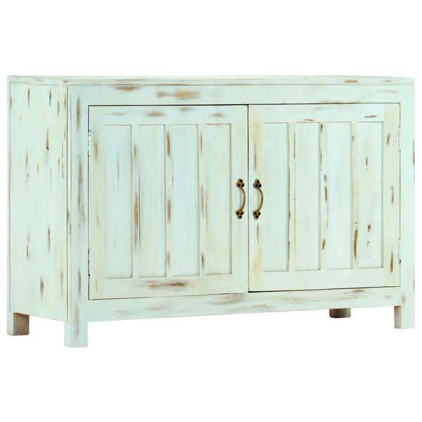 Senkki vaaleansininen 110x35x70 cm täysi mangopuu