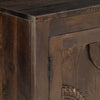 Senkki kaiverruksilla 110x35x70 cm mangopuu