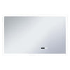 Kylpyhuoneen led-peili Bahna 100x60cm (kosketussensorilla ja kellolla)
