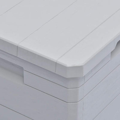 Vaaleanharmaa puutarhan varastoarkku Maur 90 l