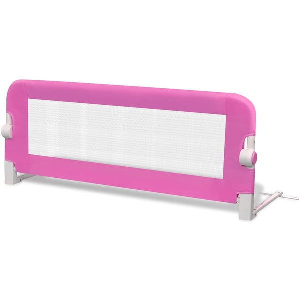 Vaaleanpunainen turvalaita sänkyyn Klaus 102x42cm (2 kpl)