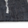 Käsin kudottu chindi-matto puuvilla 160x230 cm antrasiitti