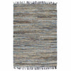 Käsin kudottu Chindi-matto denim juutti 160x230 cm monivärinen