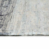 Käsin punottu chindi-matto nahka 190x280 cm harmaa