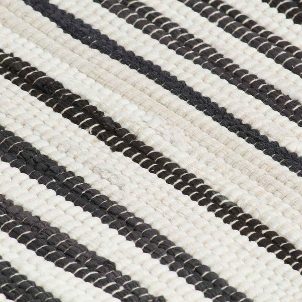 Tabletit 6 kpl antrasiitti ja valkoinen 30x45 cm puuvilla