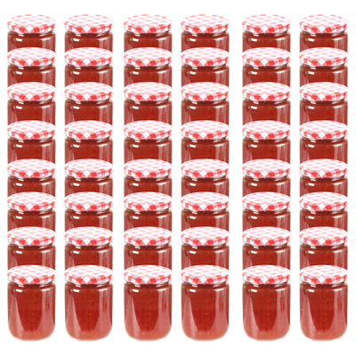 Valkopunaisilla lasiset hillopurkit Iroteiu 230 ml (48 kpl)