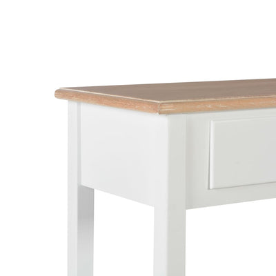 Senkki valkoinen 110x35x80 cm MDF