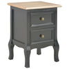 Yöpöydät 2kpl MDF 35x30x49 cm musta