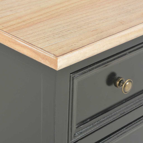 Yöpöydät 2kpl MDF 35x30x49 cm musta