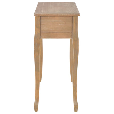 Ruskea meikkipöytä Kaiya (3 laatikkoa)