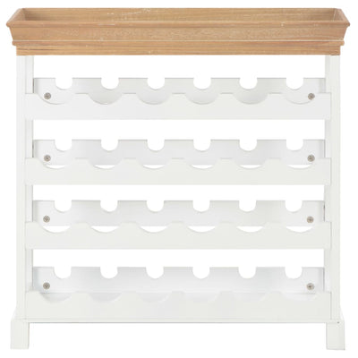 Viinikaappi valkoinen 70x22,5x70,5 cm MDF