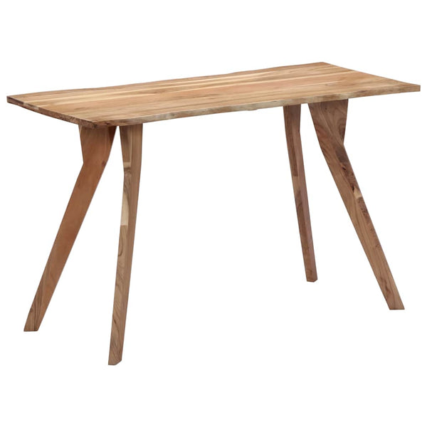 Ruokapöytä 120x58x76 cm täysi akaasiapuu