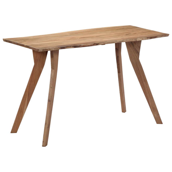 Ruokapöytä 120x58x76 cm täysi akaasiapuu