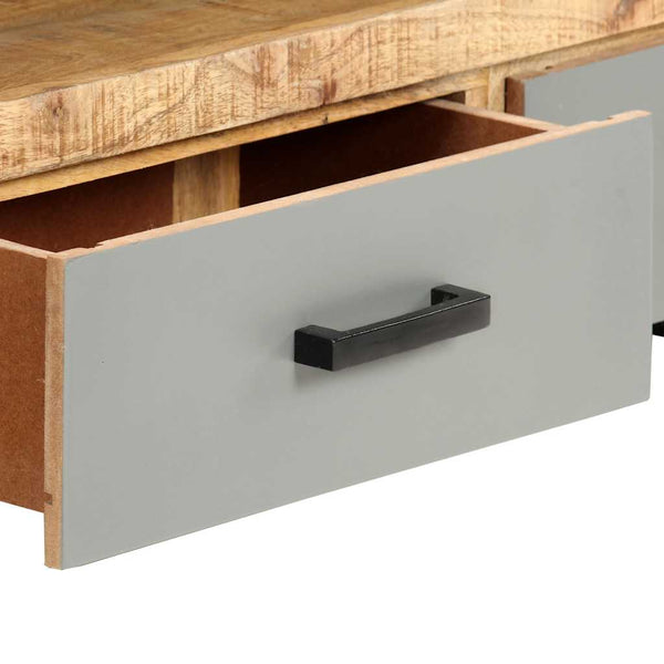 TV-taso 130x30x50 cm täysi mangopuu