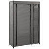 Harmaa kokoontaitettavat vaatekaapit Faruh 110x45x175cm (2 kpl kangas)