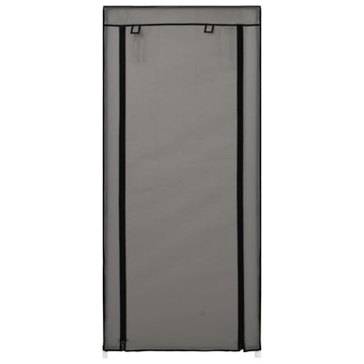 Harmaa kenkäkaappi suojalla Jachy 58x28x106cm (kangas)
