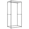 Vaatekaapit 2 kpl musta 75x50x160 cm