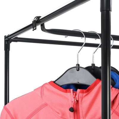 Musta vaatekaapit Nevrie 75x50x160cm (2 kpl)