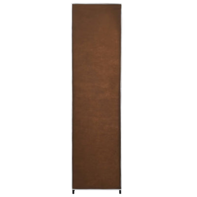 Vaatekaappi 4 lokerolla ruskea 175x45x170 cm