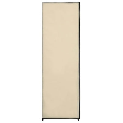 Vaatekaappi kerma 87x49x159 cm kangas